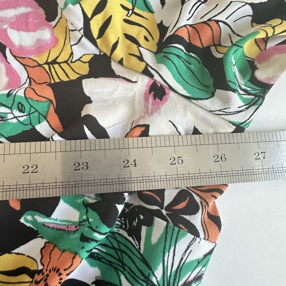 Lane Bryant Dress Womens 26/28 Floral Faux Wrap Tie Waist L/S Boho Fairy Party‎ - Picture 10 of 11